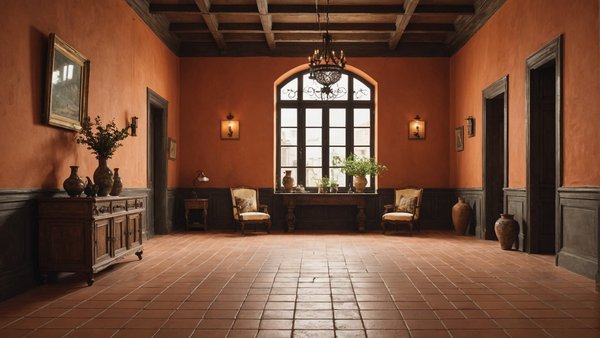 Choisissez les meilleures couleurs pour un intérieur avec tomettes